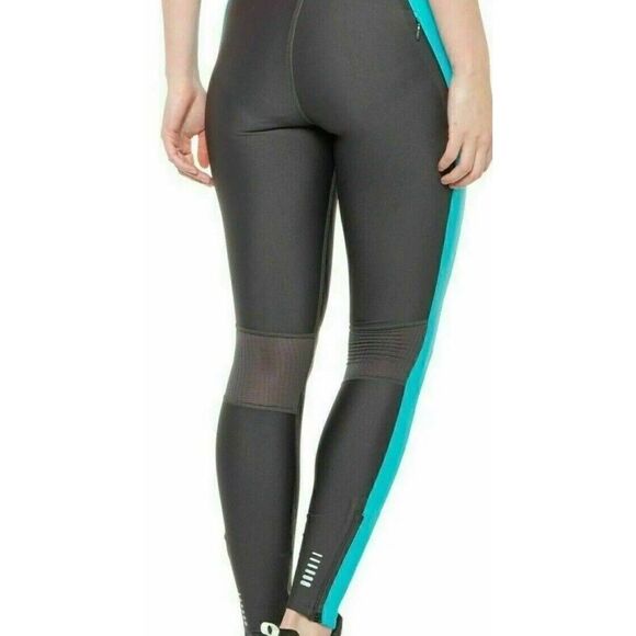 NWT UNDER ARMOUR Heatgear Women's Compression Leggings Small, Blue/Gray - Picture 2 of 6